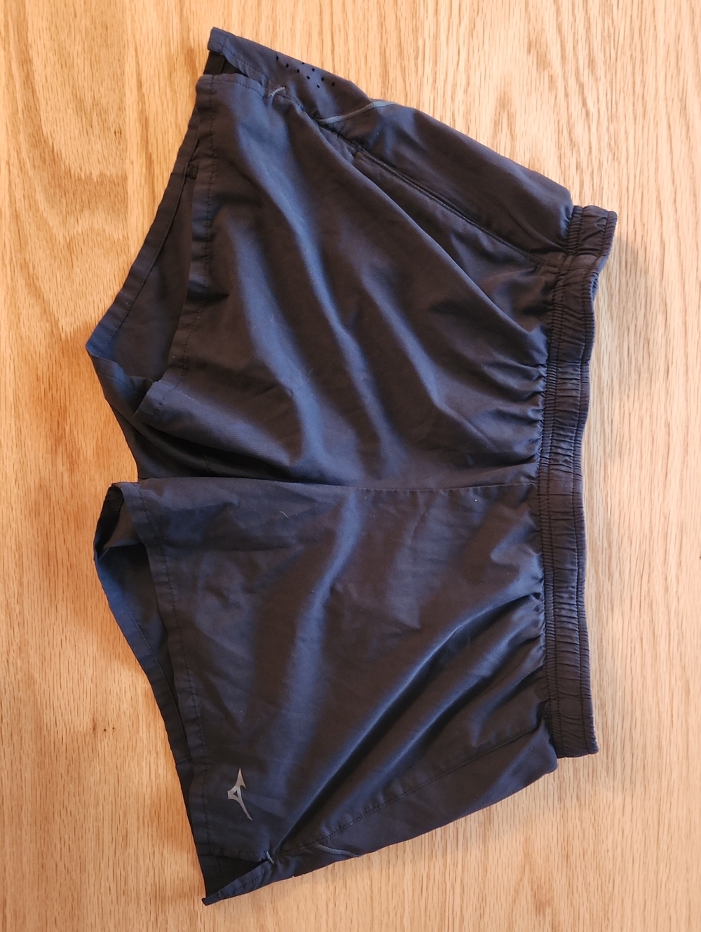 Mizuno Athletic Shorts Womems Medium Black Running Gym Workout